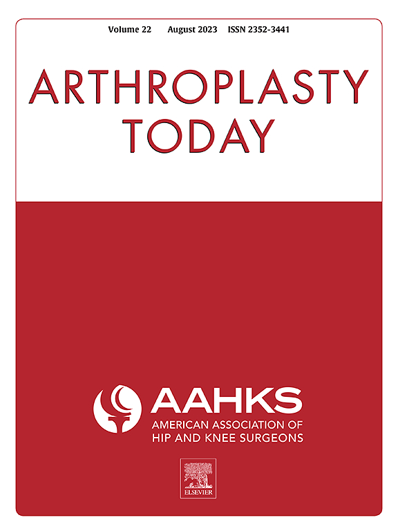 Go to journal home page - Arthroplasty Today